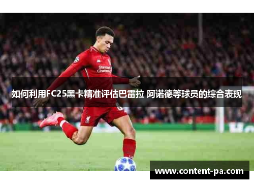 如何利用FC25黑卡精准评估巴雷拉 阿诺德等球员的综合表现